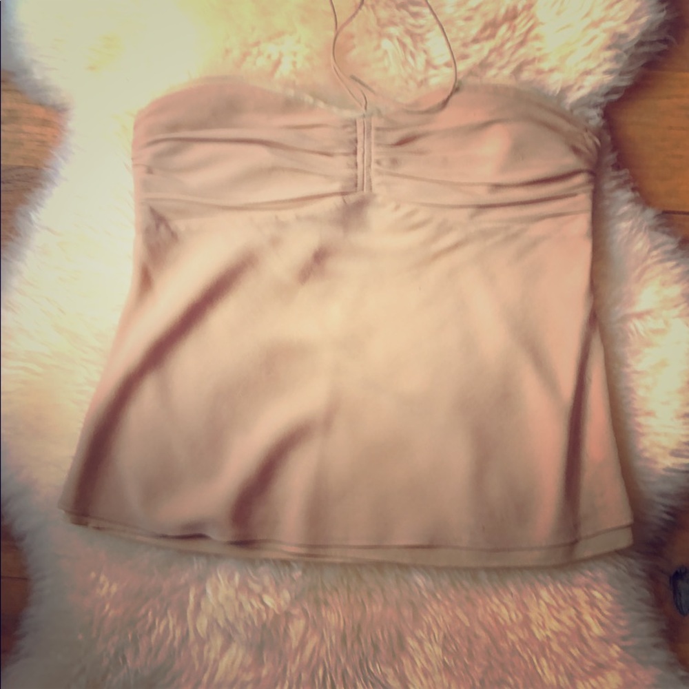 Sexy silk crepe ballerina halter tank top ❤️